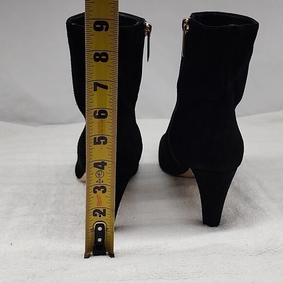 L'AGENCE ANGELIQUE MIDNIGHT LEATHER PLUSH BLACK SUEDE ANKLE BOOTS LADIES 40 NWOB - Picture 8 of 16